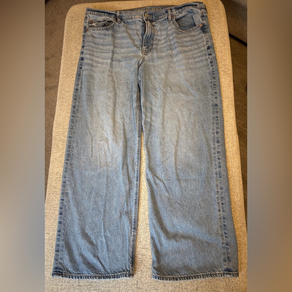 American Eagle Outfitters Classic Blue Straight Leg Jeans